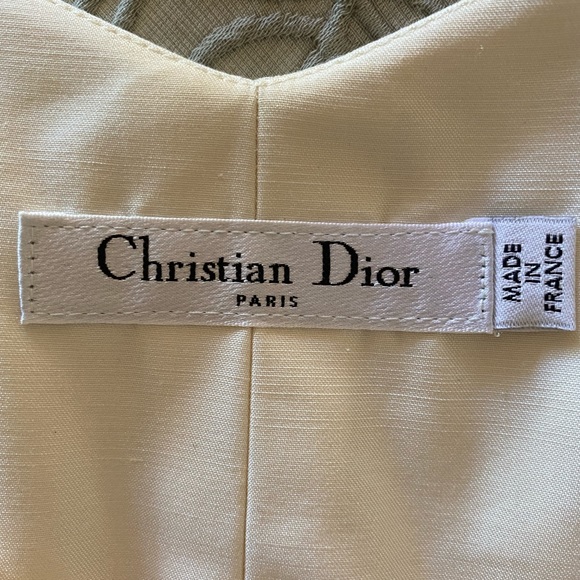 Christian Dior Made in France silk cream dress NFS - Picture 2 of 3